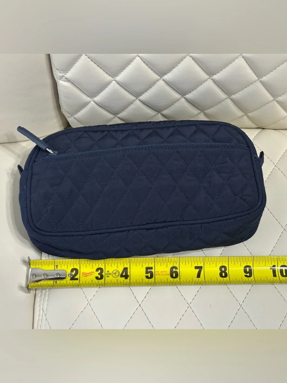 Vera Bradley Classic Navy Microfiber Cosmetic & medicine Travel Bag